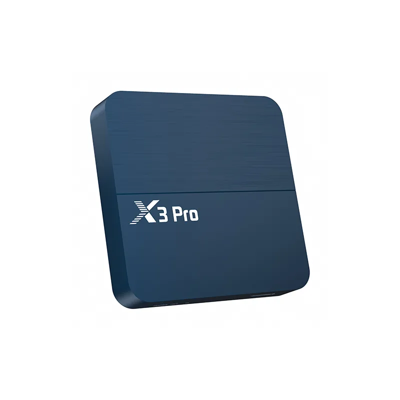 Factory Sale X3 Pro Amlogic S905X3 Android 9 Smart TV Box Media Player Set Top Box 2.4G 5G Wifi VP9 4K 1000M 2G 16G 4G 32G 64G