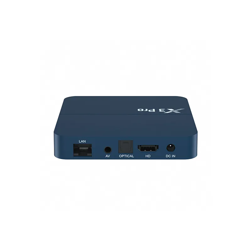 Factory Sale X3 Pro Amlogic S905X3 Android 9 Smart TV Box Media Player Set Top Box 2.4G 5G Wifi VP9 4K 1000M 2G 16G 4G 32G 64G