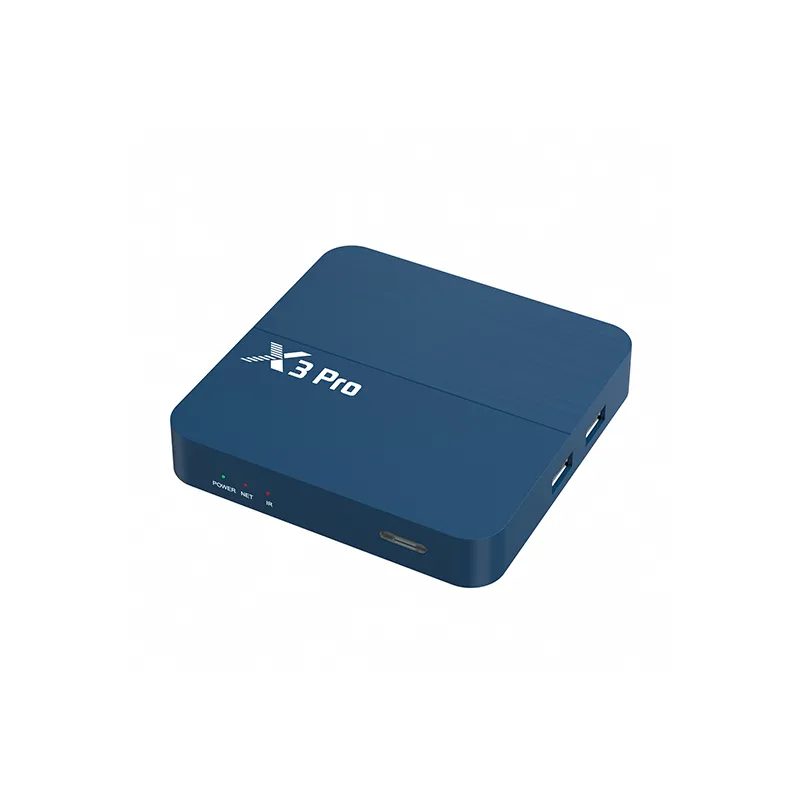 Factory Sale X3 Pro Amlogic S905X3 Android 9 Smart TV Box Media Player Set Top Box 2.4G 5G Wifi VP9 4K 1000M 2G 16G 4G 32G 64G