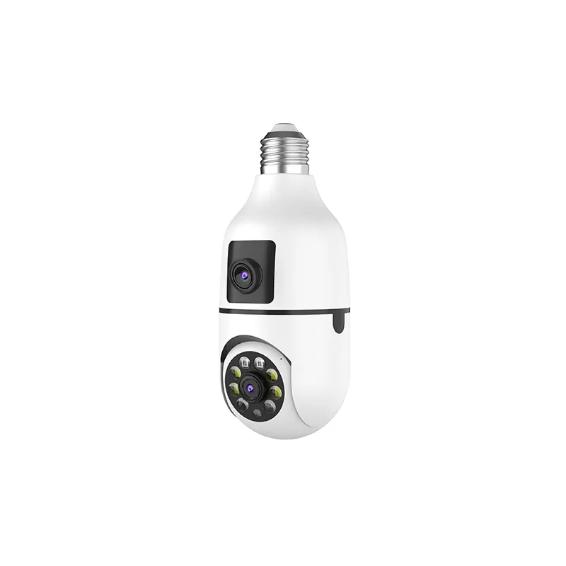 5G Dual Wifi Smart Two Lens Wireless Security Camera 2MP Home Use Two Ways Audio P2P Remote Mini IP PTZ Socket Camera