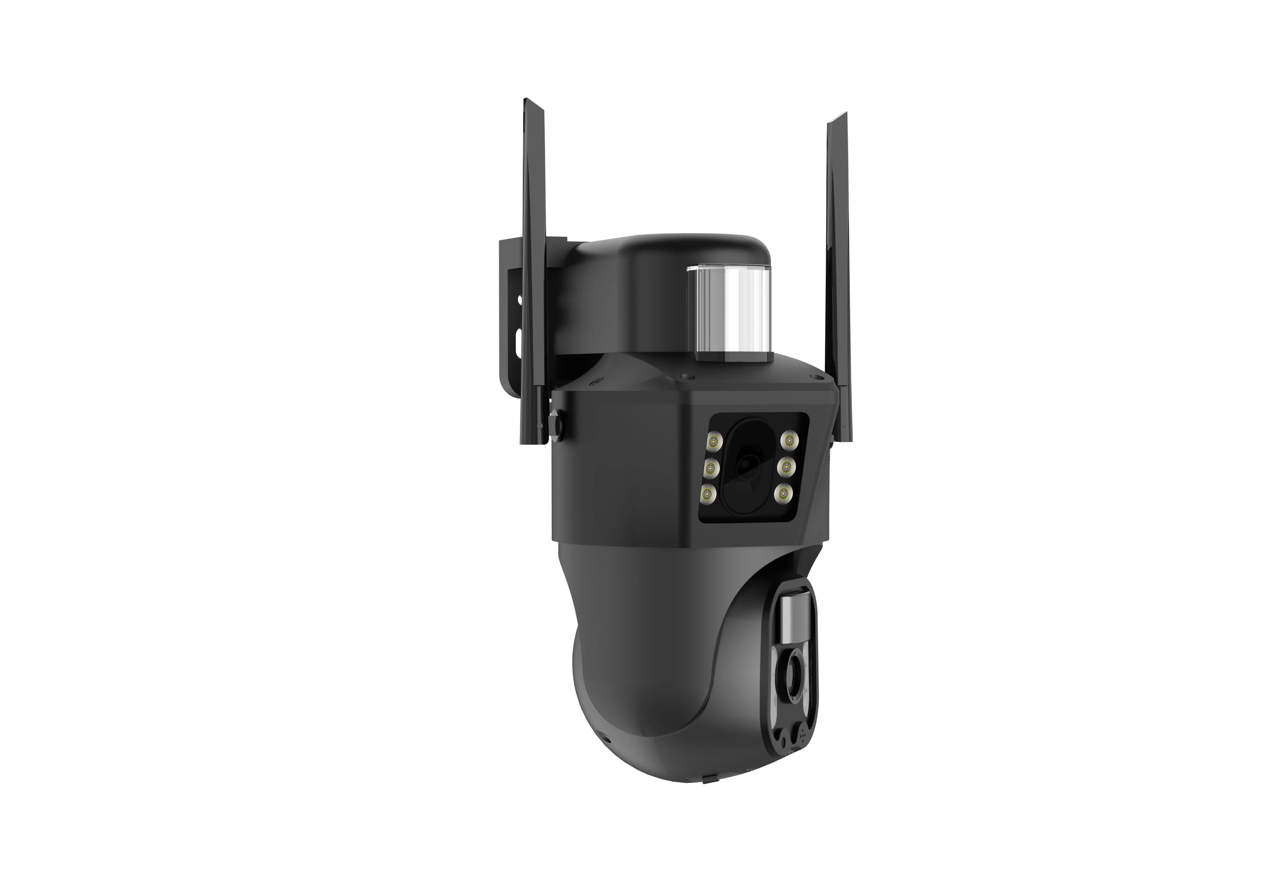 2.5-inch Binocular Camera with Night Vision - Dual Lens Security Camera for Indoor/Outdoor Monitoring