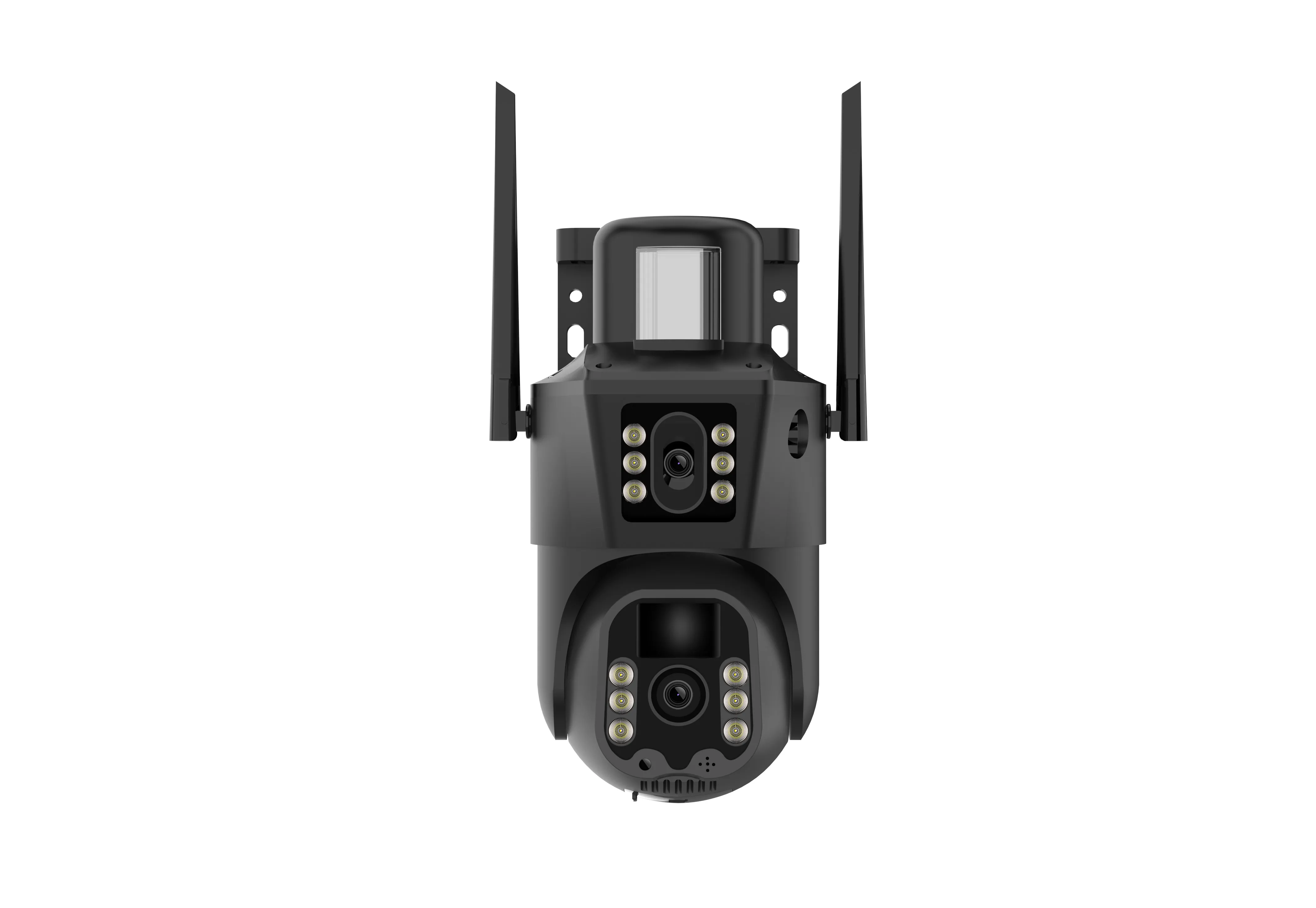 2.5-inch Binocular Camera with Night Vision - Dual Lens Security Camera for Indoor/Outdoor Monitoring
