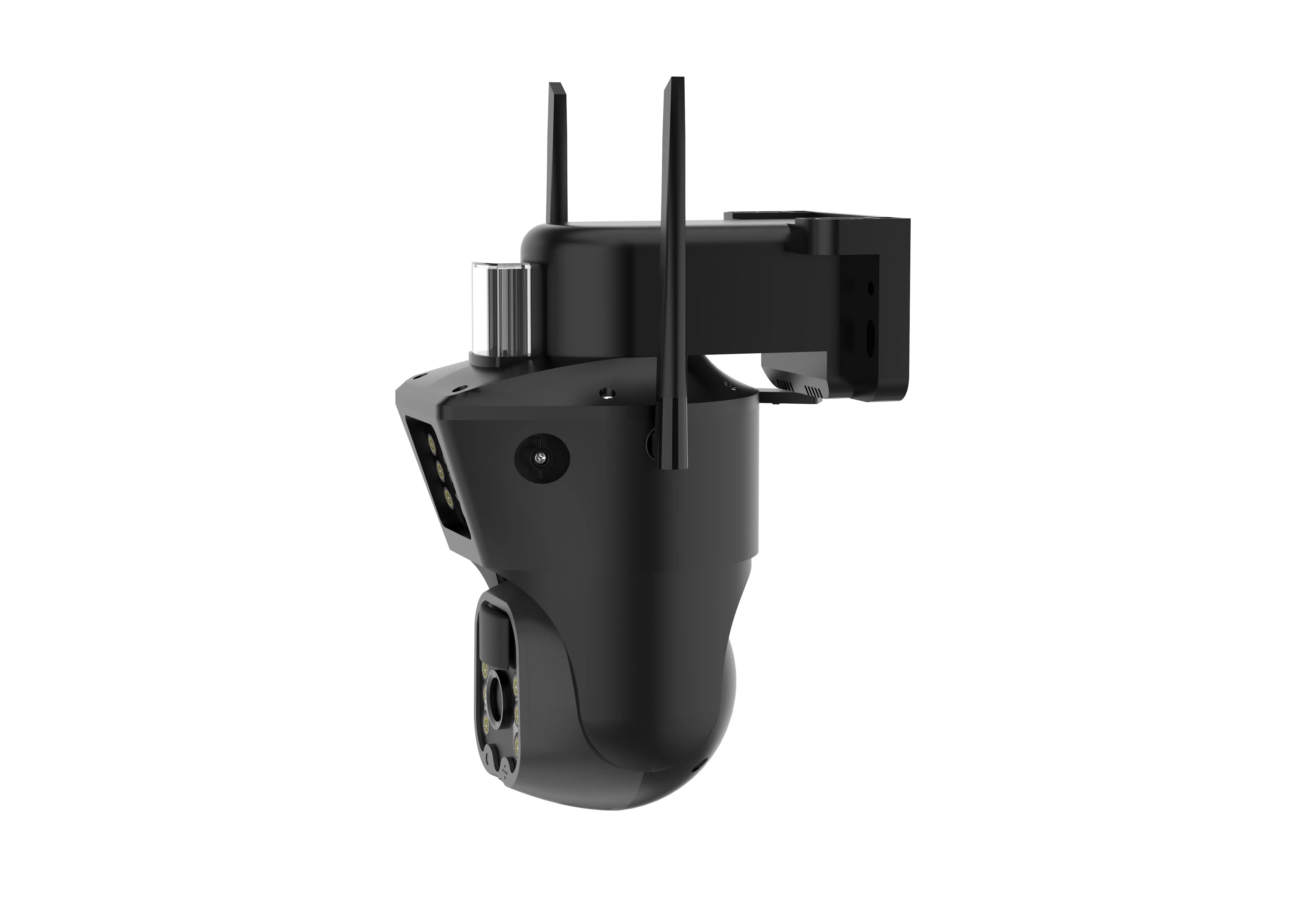 2.5-inch Binocular Camera with Night Vision - Dual Lens Security Camera for Indoor/Outdoor Monitoring