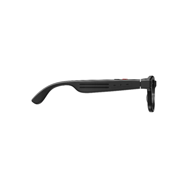 IK-G1 8MP camera smart glasses temple side close-up