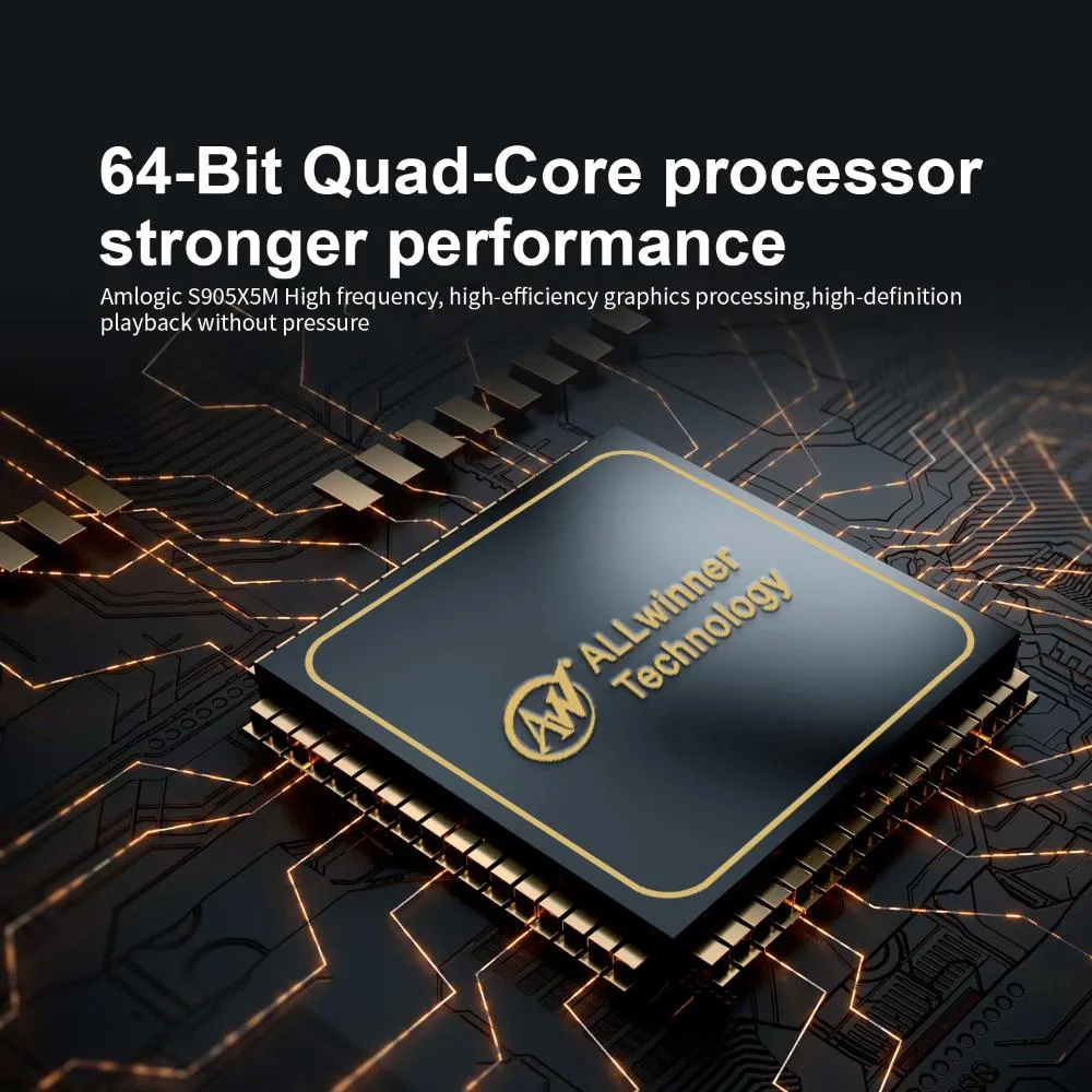 G96-2 64-bit Quad-Core Amlogic Chip Smart TV Box Chip Introduction Poster