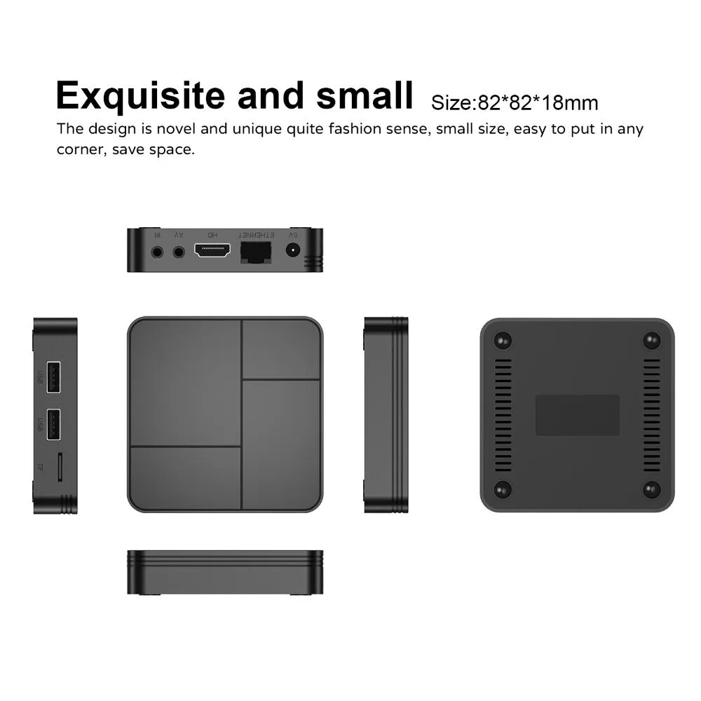 G96-2 Exquisite Compact Body Home Android TV Box Appearance Showcase