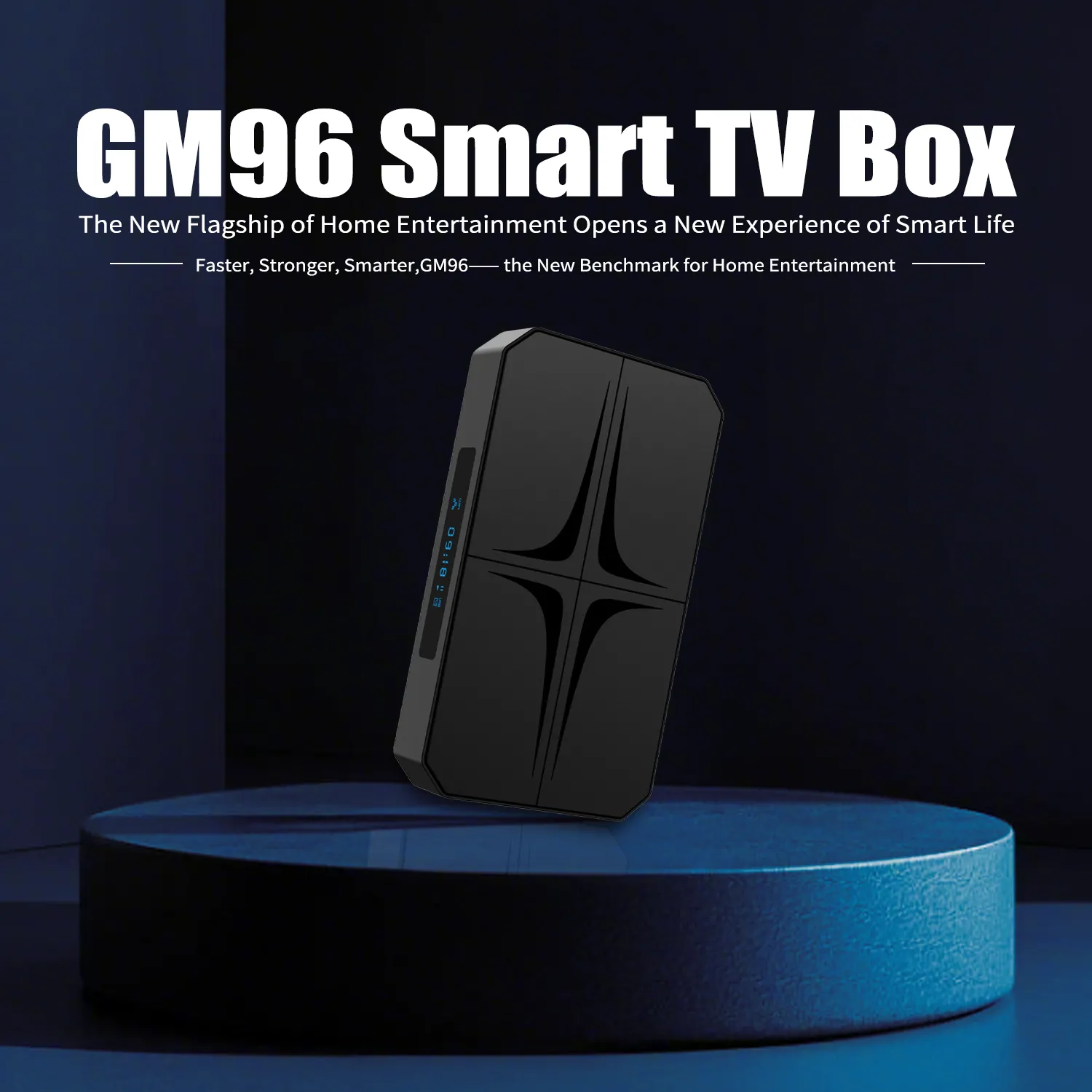 GM96 Smart TV Box - Android 14, 8K Decoding, WiFi 6 & Bluetooth 5.4 Media Player