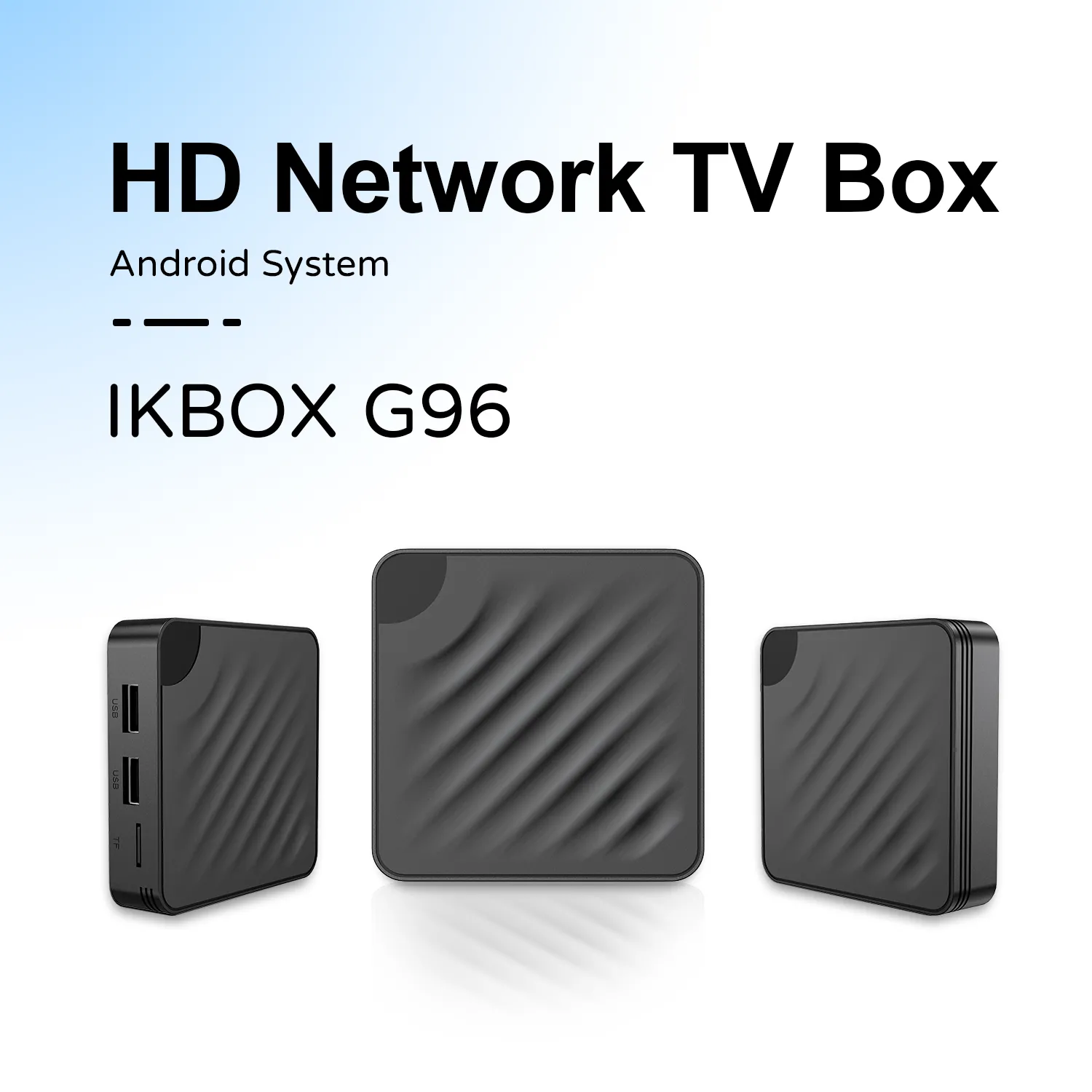G96-1 Smart TV Box - Android10/ 12/14, 4K Decoding, WiFi 6 & Bluetooth 5.X Media Player