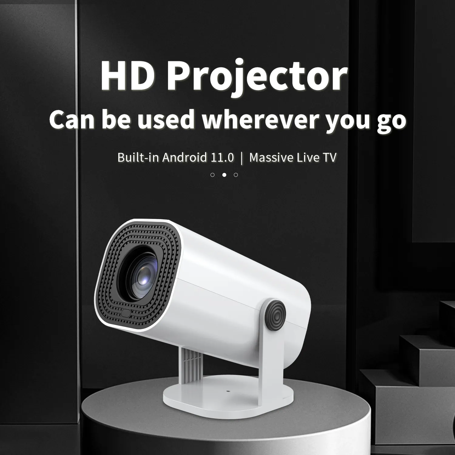 P3 5G Projector Android Smart Projectors 1080P Smart Home Theater Mini Screen Presentation Mini Android Projector