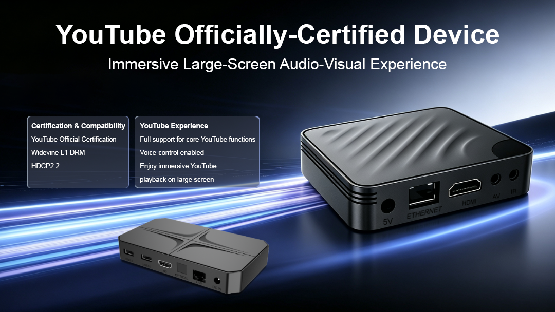 Official‑Certified｜IK WORLD H626 Set‑Top Box Delivers Full Licensed YouTube TV Experience