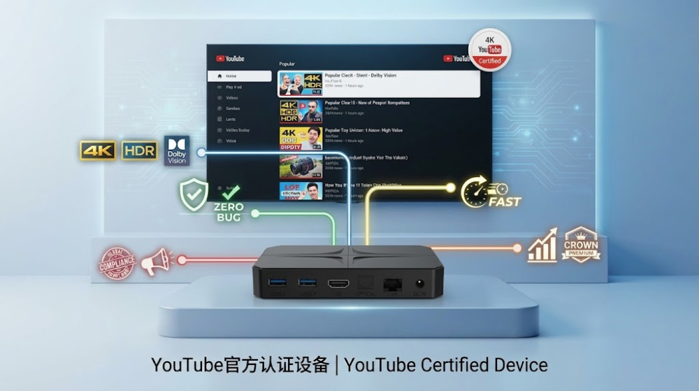 Why You Need a YouTube‑Certified Android TV Box for Bulk Projects